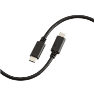 KnightsBridge 1.5m 60W USB-C to USB-C Cable - Black