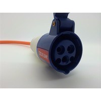 Zexum 2.5mm 16A Orange Mains Hook Up Extension Cable
