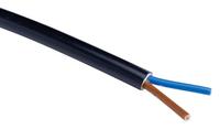 Zexum 2.5mm 2 Core Black Cable Flexible 3182Y