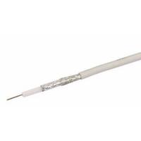 Labgear White Single 1mm CCS 75Ohm RG6 Digital Satellite Aerial Cable With Foam Filled PE & Aluminium Foil 27600ALW/27615ALW