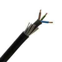 Zexum 4mm 3 Core 42A Brown Blue Green Yellow Irish 6943X Steel Wire Armoured SWA Outdoor Mains Power Cable
