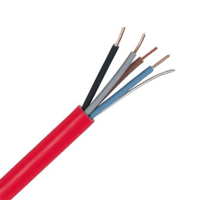 Zexum Red 1.5mm 16A 4 Core & Earth Brown Black Grey Blue Fire Resistant Rated BASEC Approved Power Cable